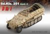 Dragon 6224 Sd.Kfz.251/10 ausf. C 3 w 1 (1:35)
